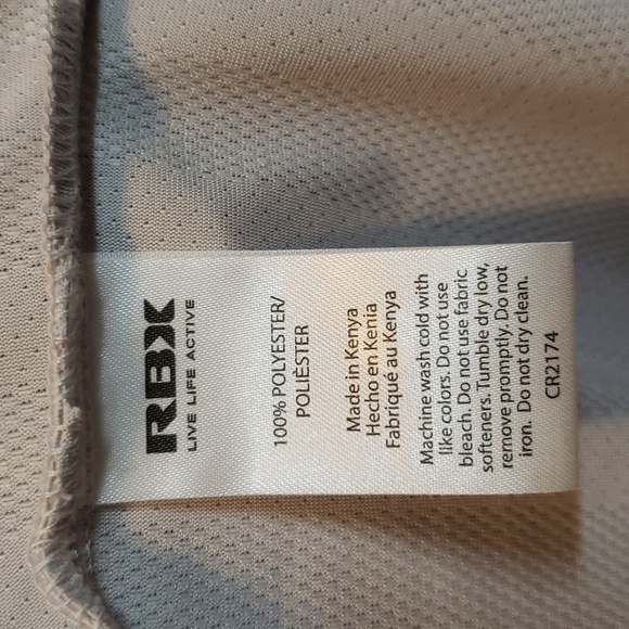 RBX NWT Light Gray Performance Short Sleeve Tshirt, XL - Picture 5 of 6